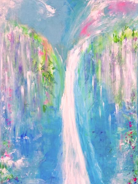 Blue Danube Spring Waterfall SOLD